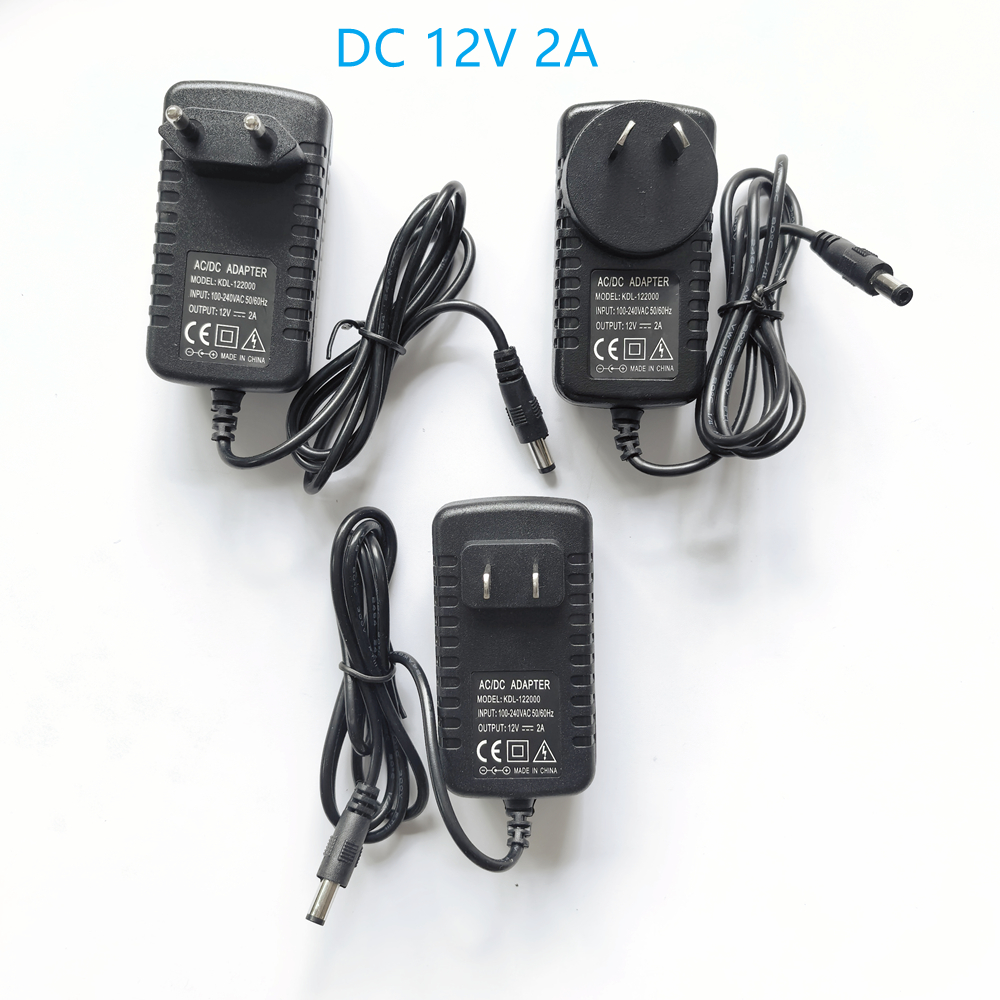 Led El Wire - AC 110-240V DC 12V 2A Universal