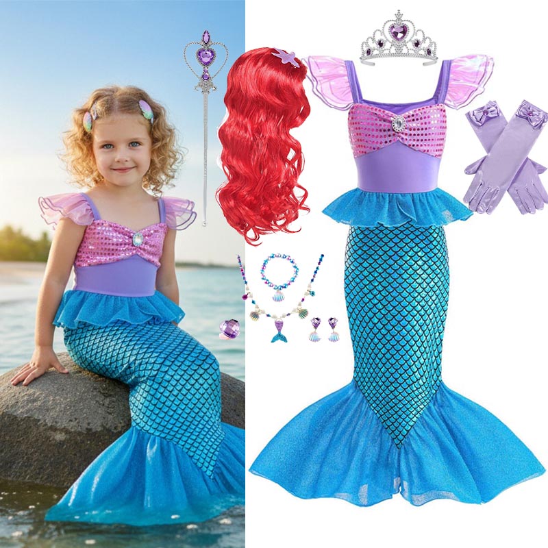 Briar Cosplay Prop - Little Mermaid Birthday Party Disney Dress