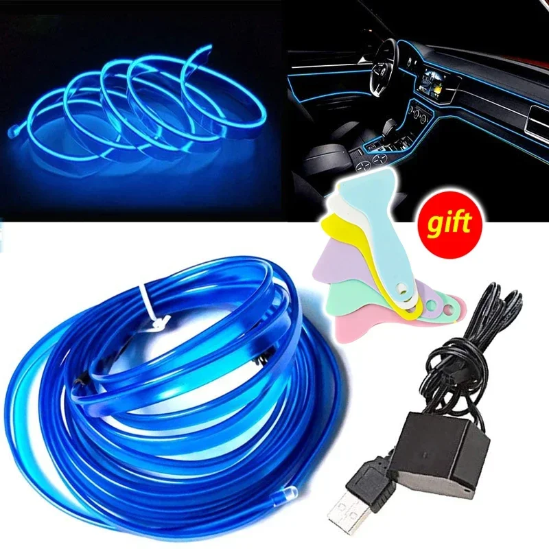 1-5M Car Interior Led Strip Li - огляд і ціна Led El Wire