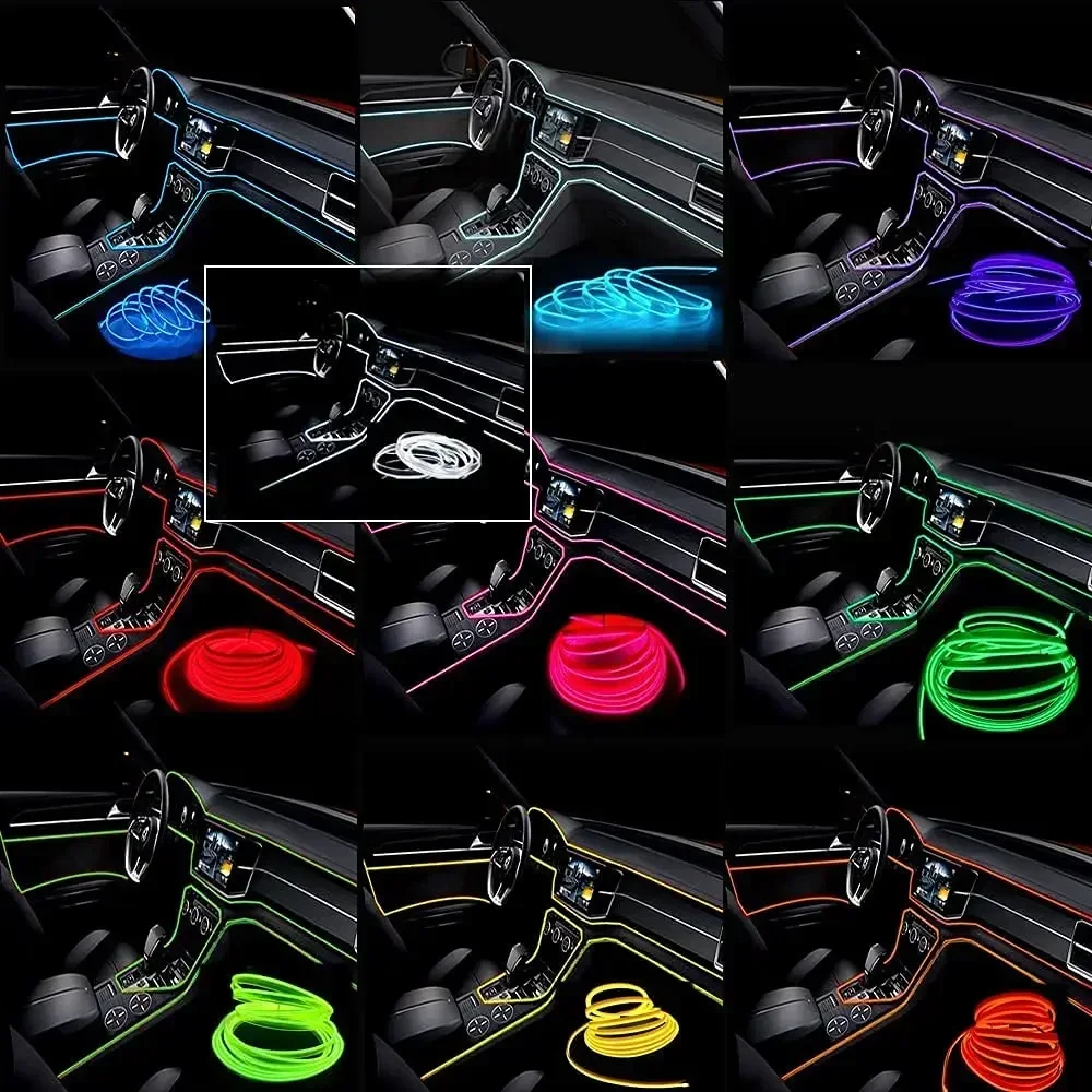 1-5M Car Interior Led Strip Li - огляд і ціна Led El Wire