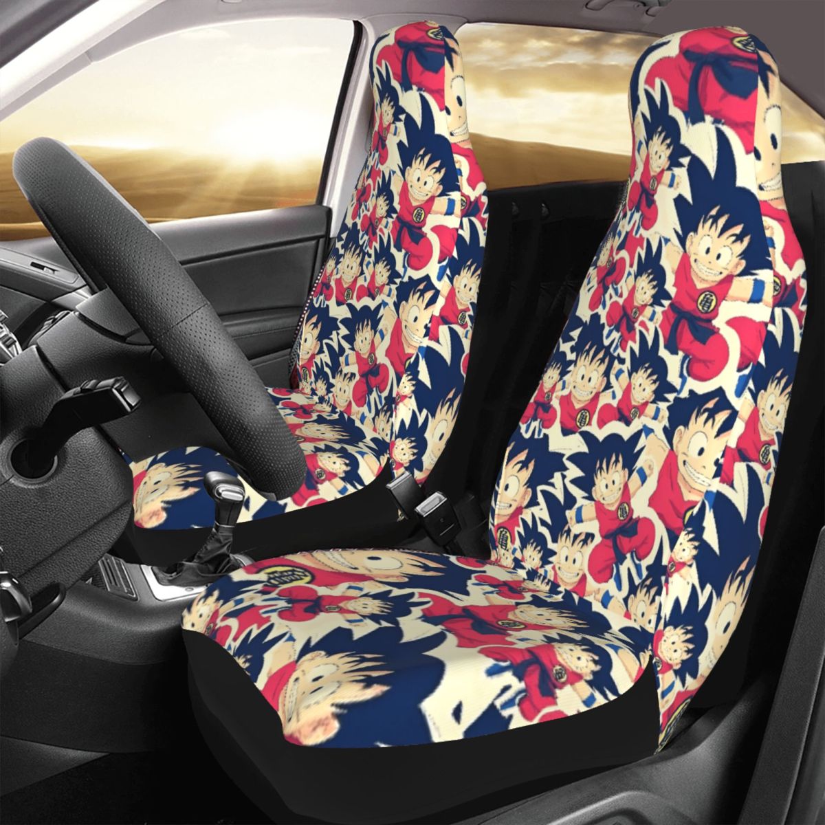DBZ Goku Pattern Universal Car - огляд і ціна Free Cosplay Prop Patterns