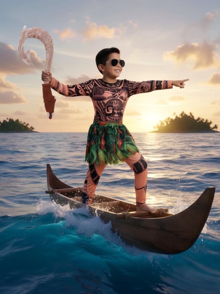 Summer Moana Maui Kids Boys Co - огляд і ціна Free Cosplay Prop Patterns
