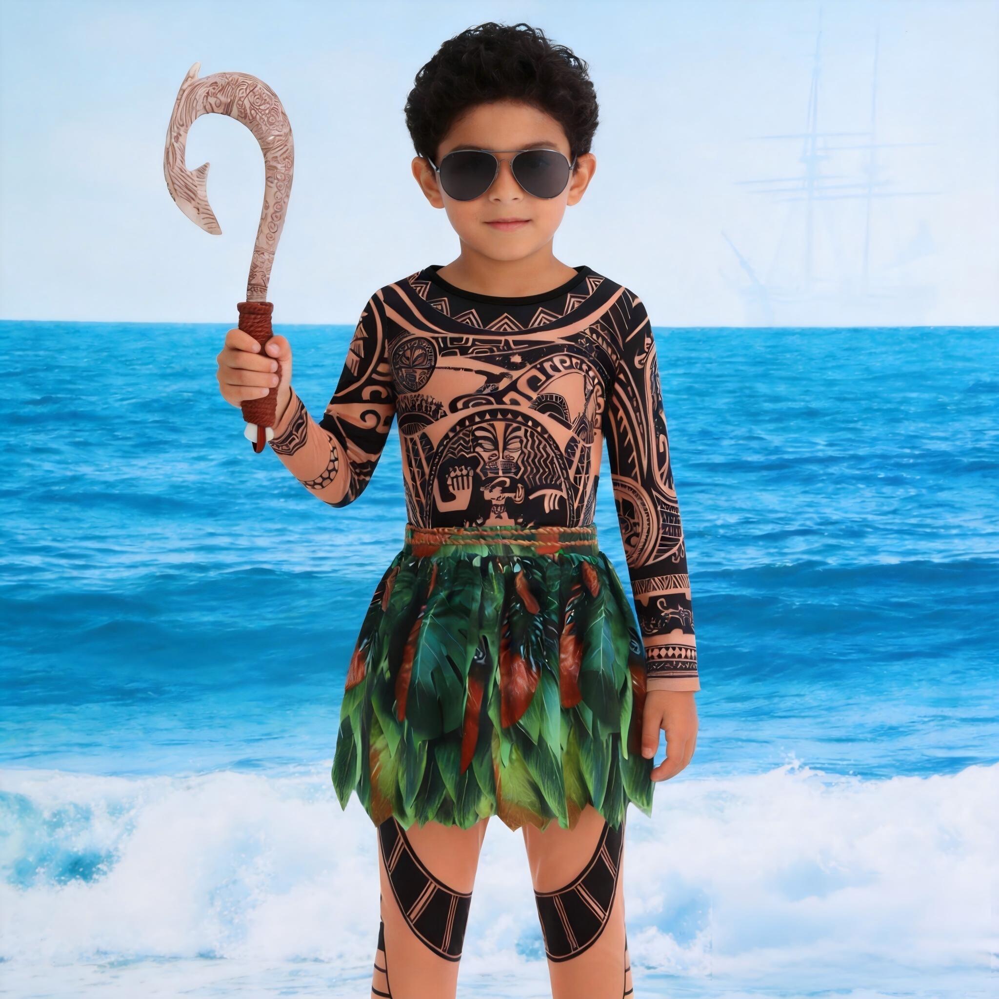 Summer Moana Maui Kids Boys Co - огляд і ціна Free Cosplay Prop Patterns
