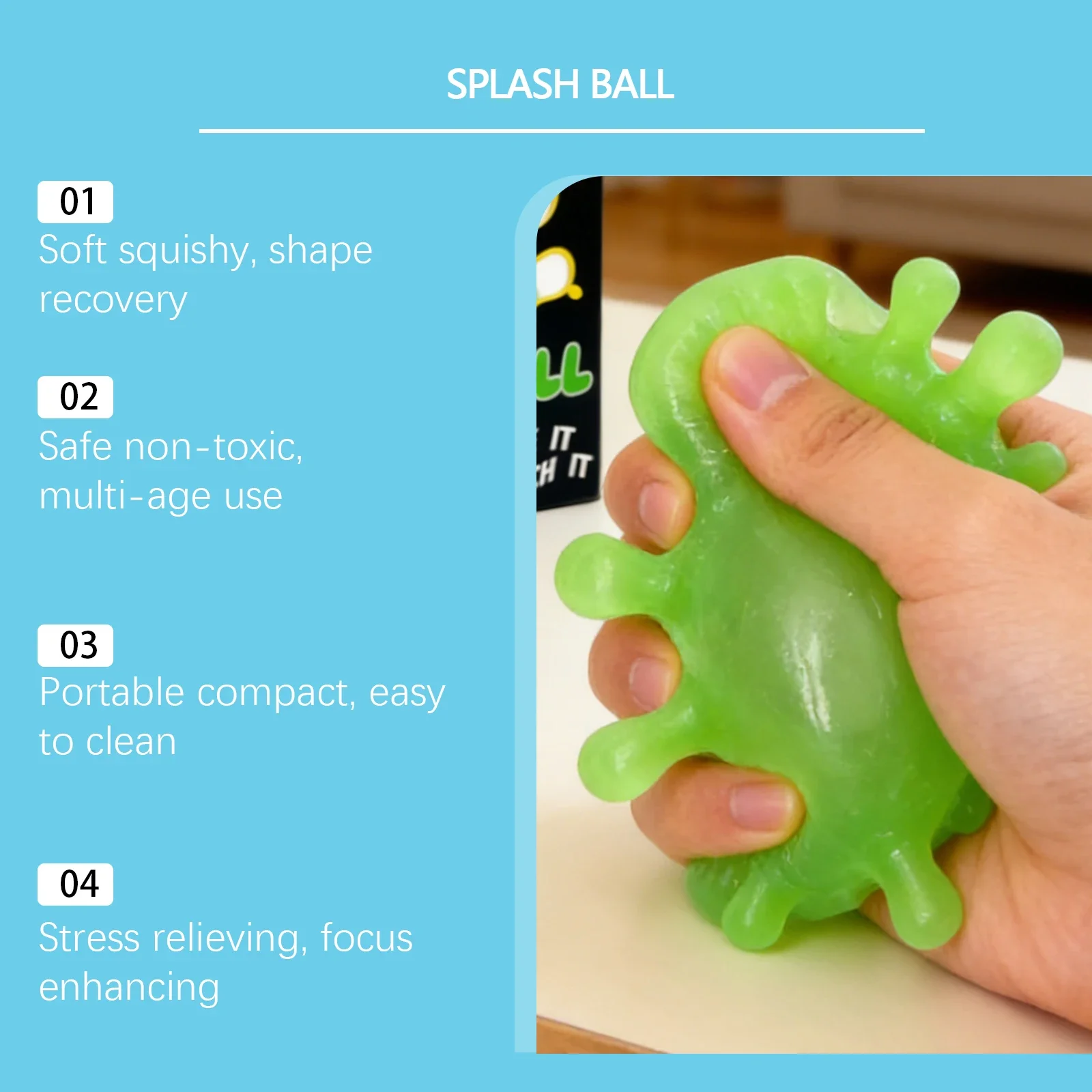 Virus bacteria Squishies Pinch - огляд і ціна Cosplay Fireball Prop