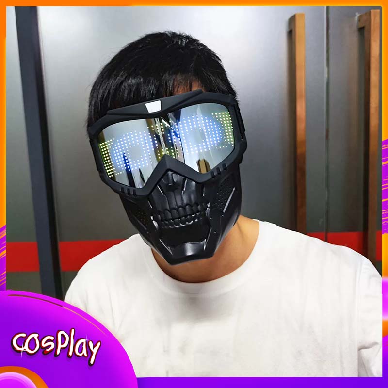 Cyber Punk Mask Cosplay Costum - огляд і ціна Free Cosplay Prop Patterns