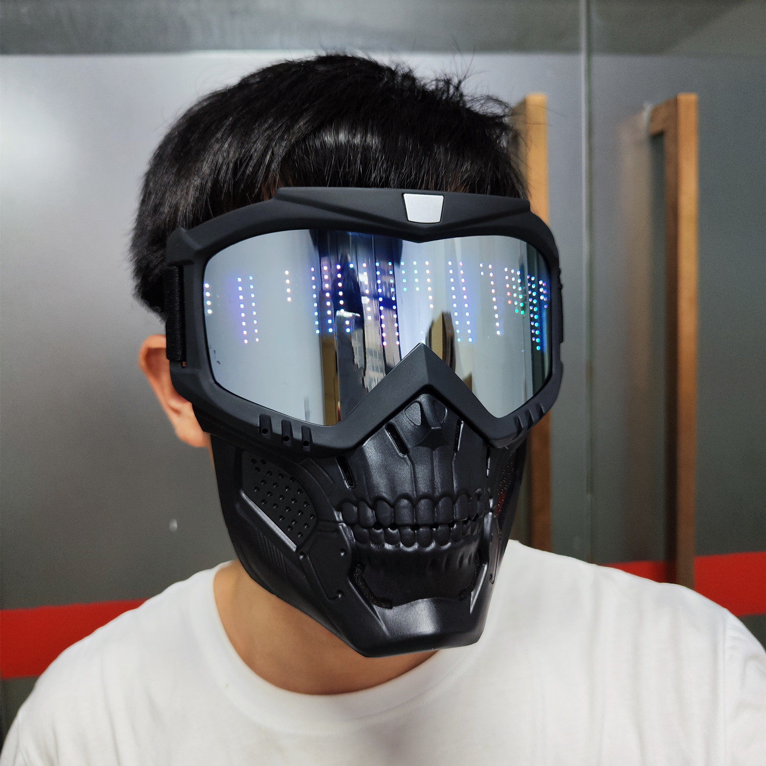 Cyber Punk Mask Cosplay Costum - огляд і ціна Free Cosplay Prop Patterns