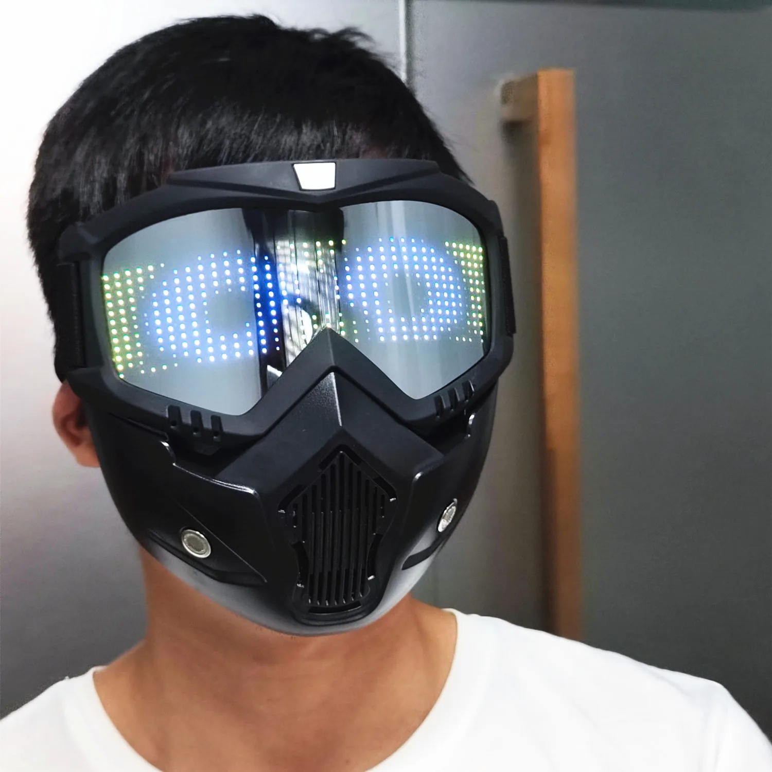 Cyber Punk Mask Cosplay Costum - огляд і ціна Free Cosplay Prop Patterns