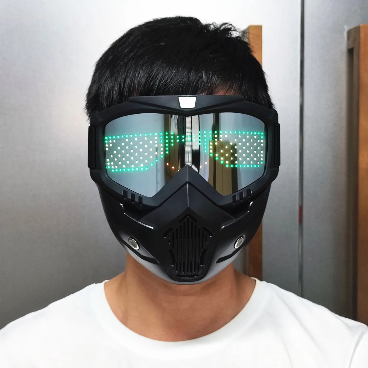 Cyber Punk Mask Cosplay Costum - огляд і ціна Free Cosplay Prop Patterns