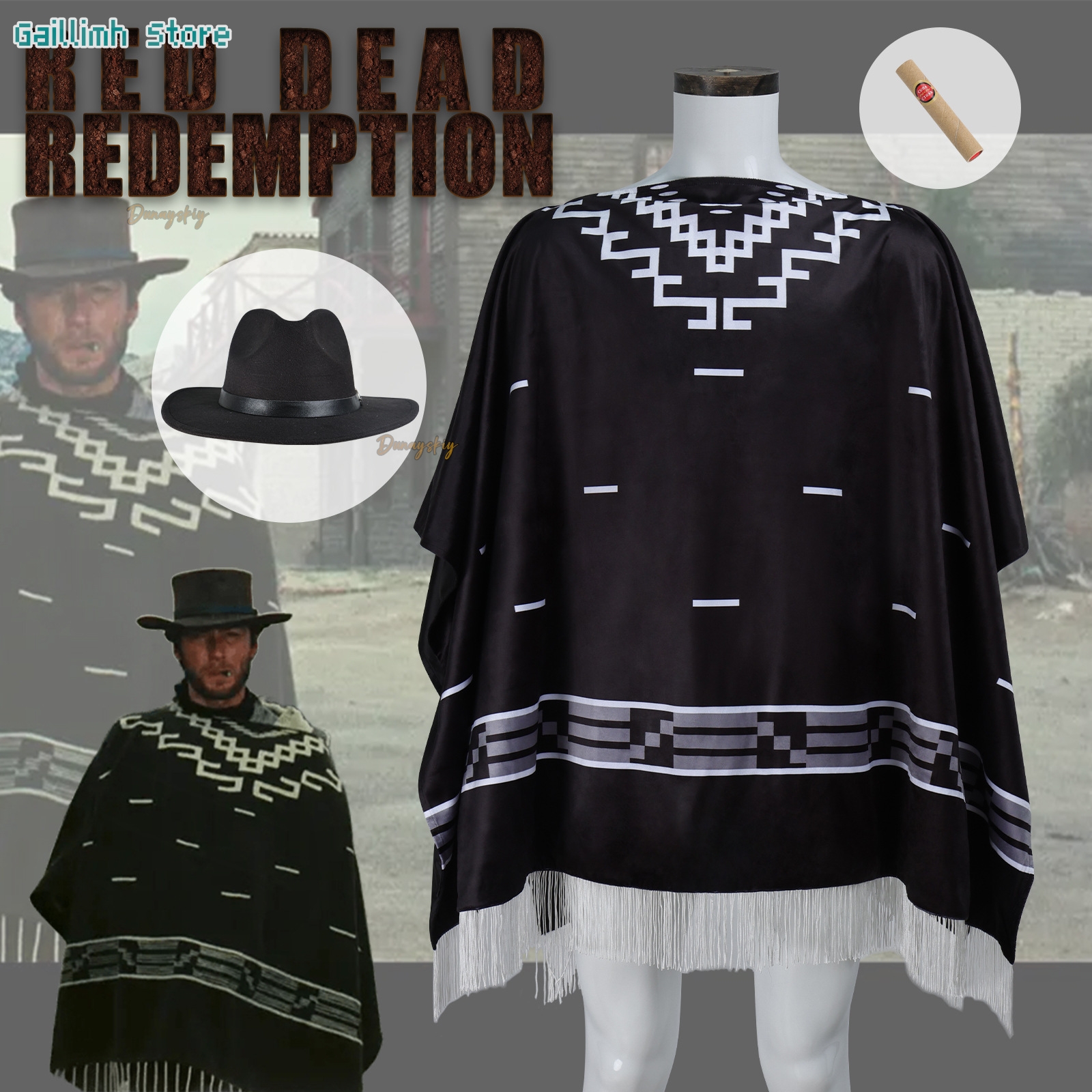 Movie Cosplay Clint Eastwood P - огляд і ціна Free Cosplay Prop Patterns