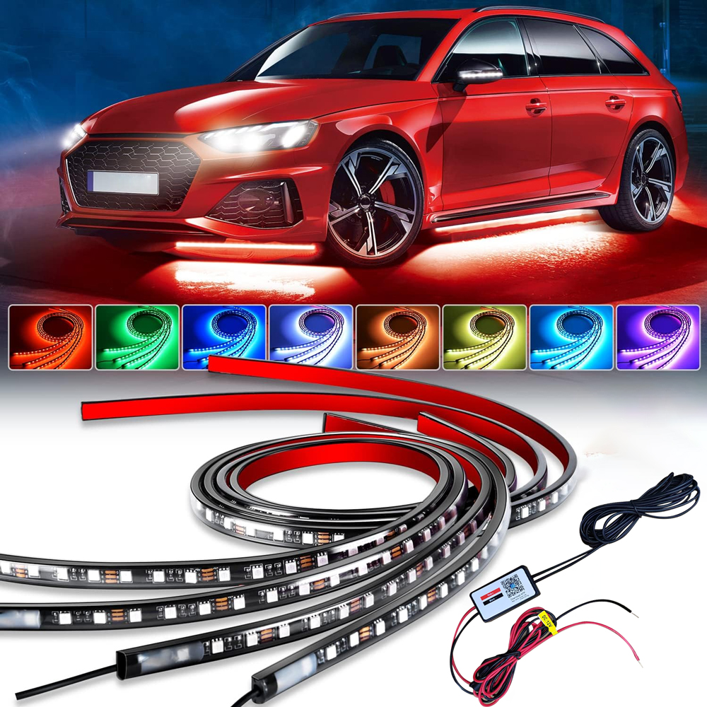 RGB Car Underglow Strip Lights - огляд і ціна Led El Wire
