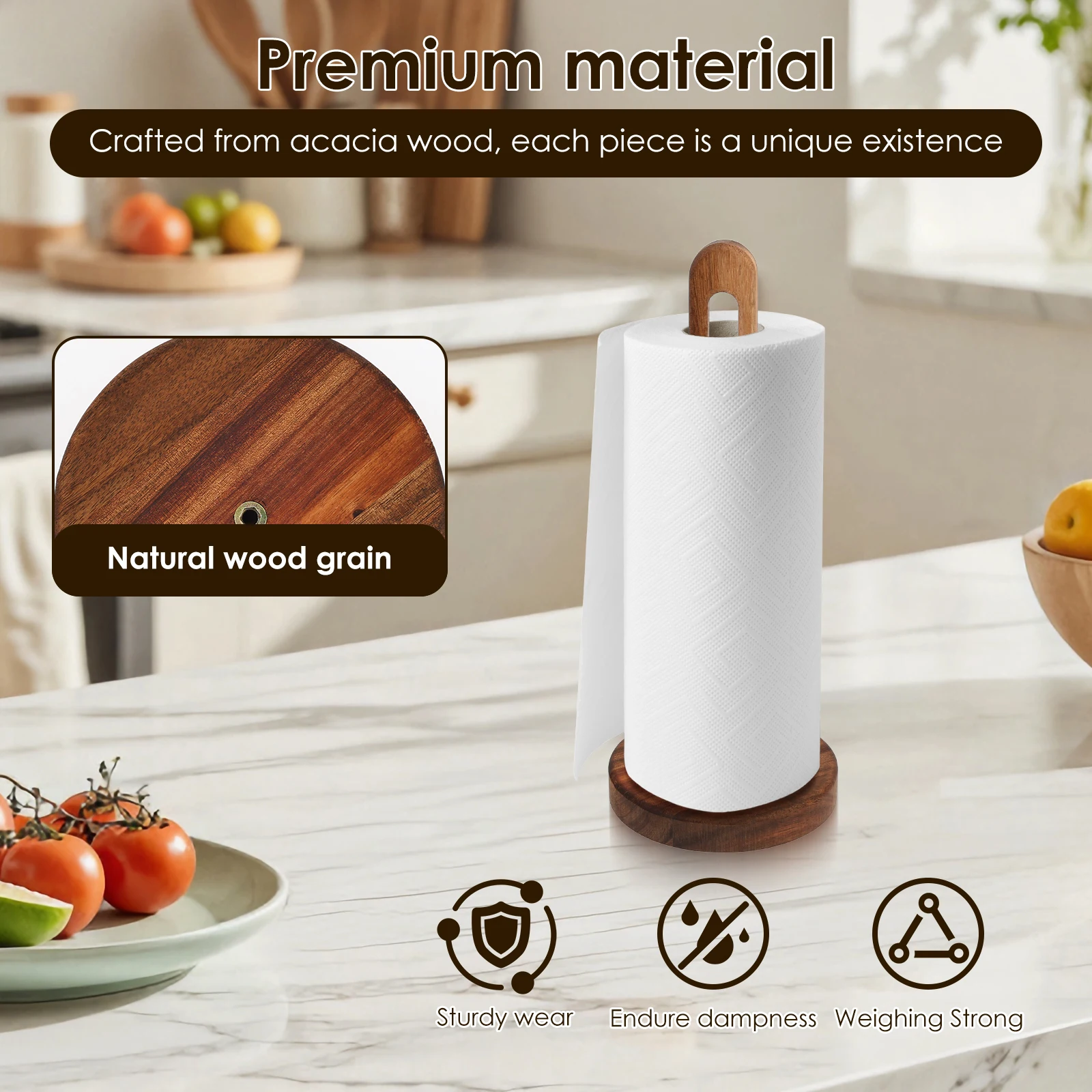 Wooden Paper Towel Holder Stan - огляд і ціна Craft Foam Roll
