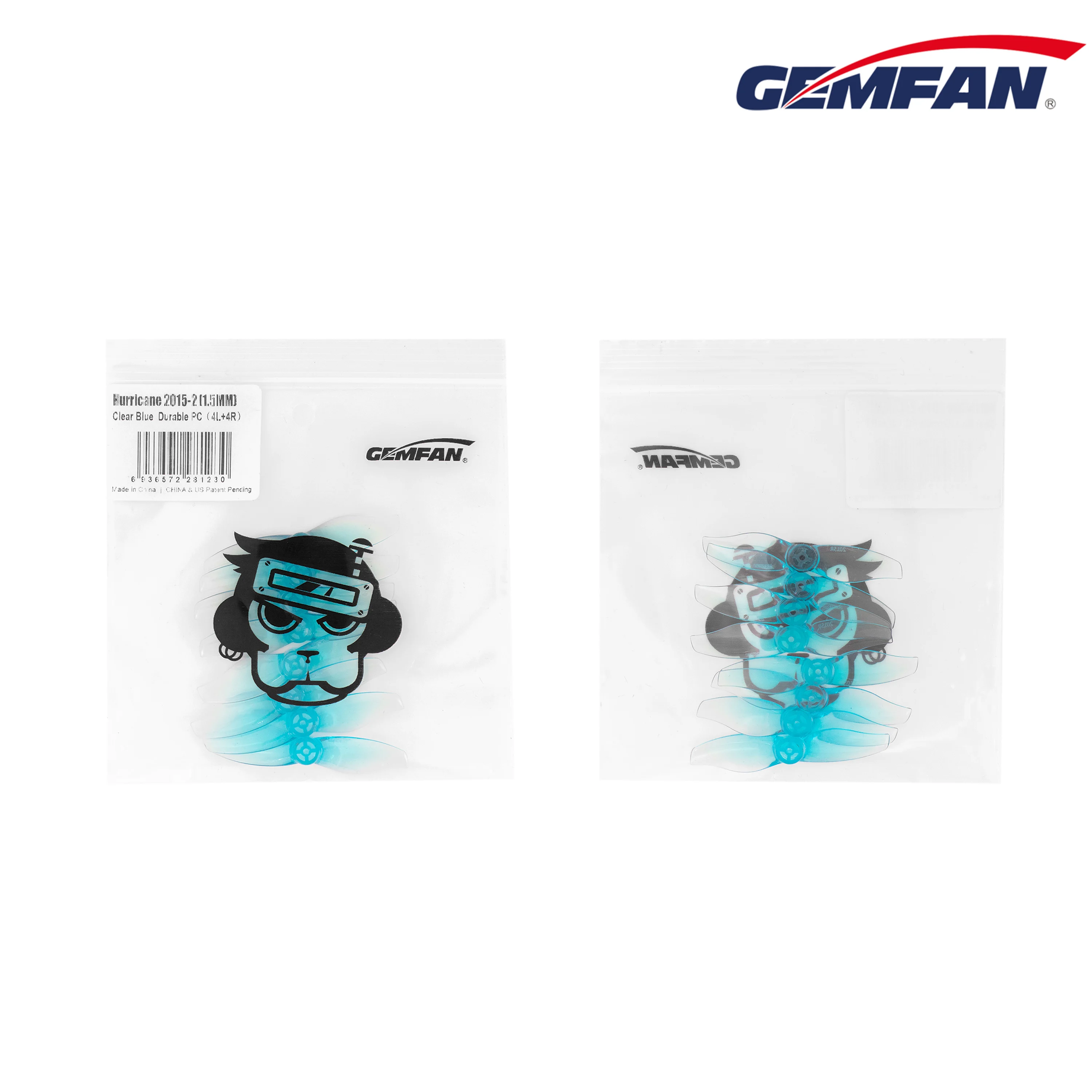 NEW 4Pairs GEMFAN 2015 Hurrica - огляд і ціна Ekko Cosplay Prop