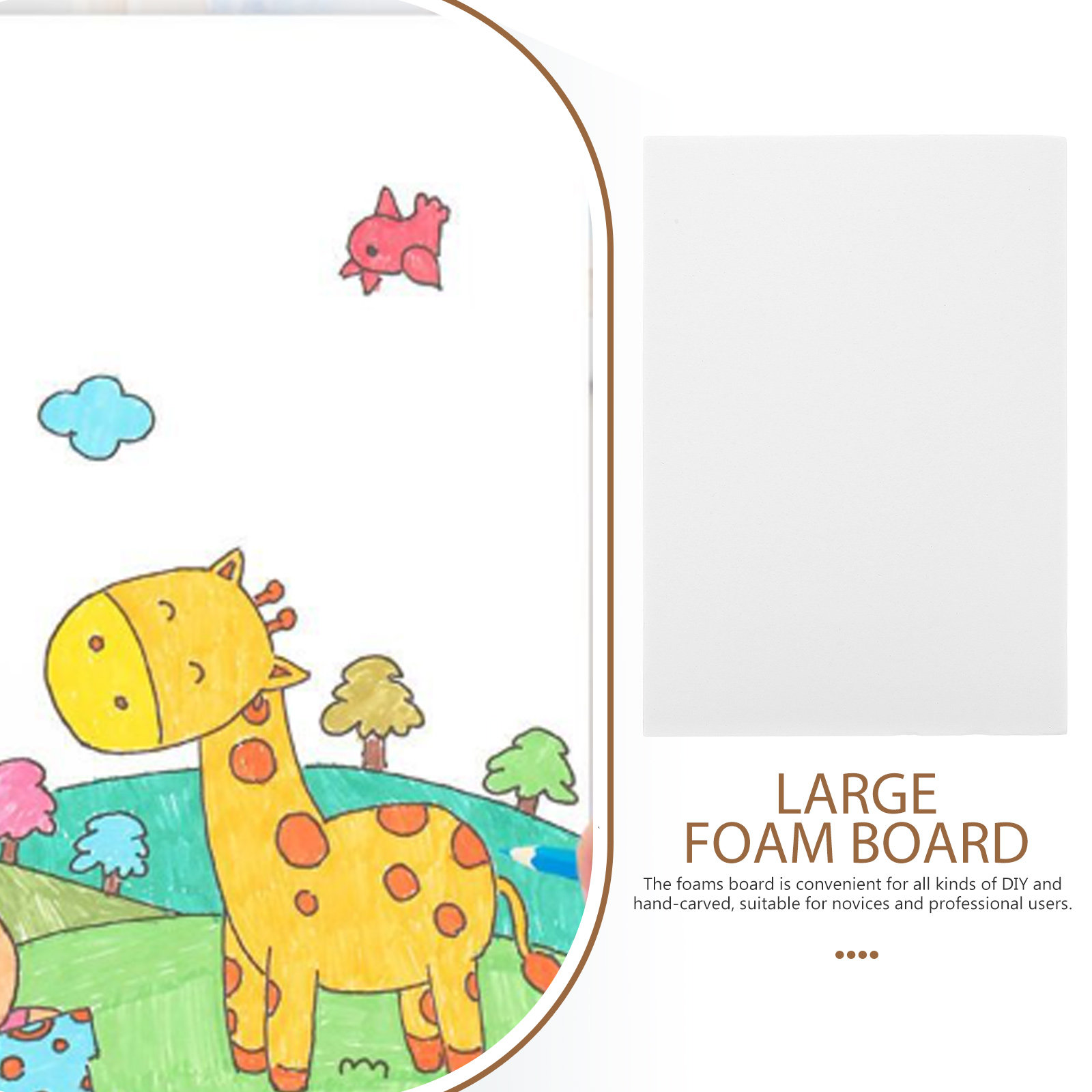 10Pcs Large Blank Foam Boards  - огляд і ціна Cosplay Prop Foam Board