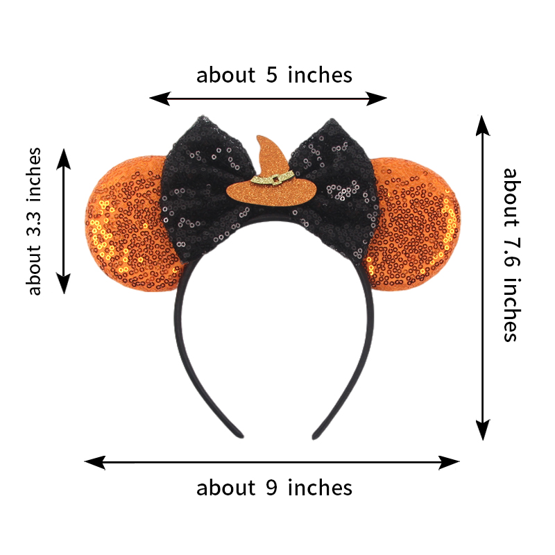 Halloween Mickey Ears Headband - огляд і ціна Cosplay Prop Bow