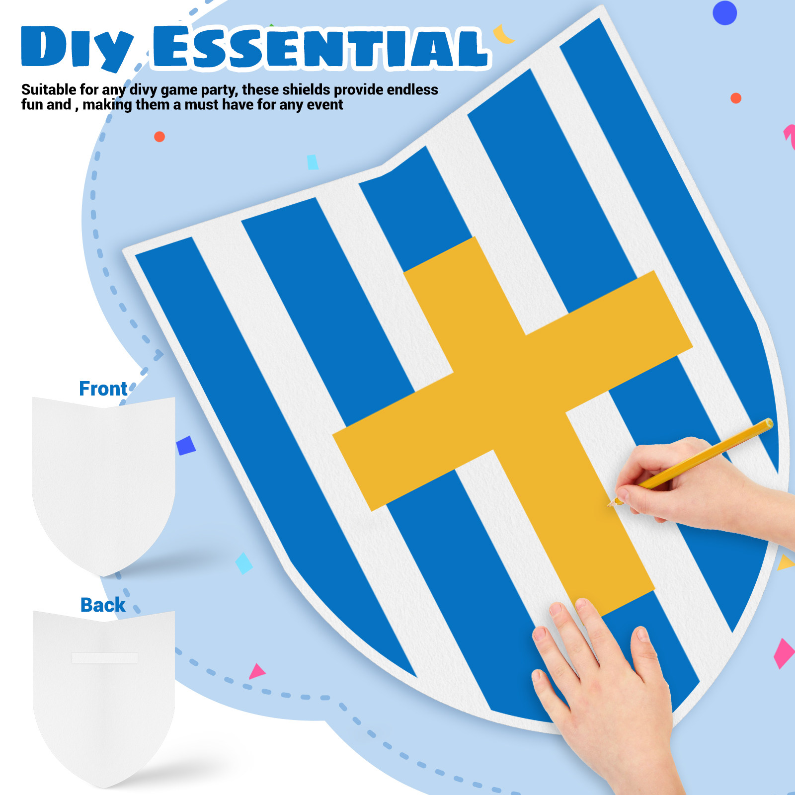 1Set DIY Blank Play Shield for - огляд і ціна Cosplay Prop Painting