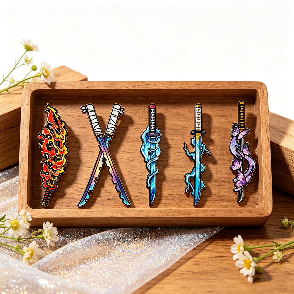 5pcs Demon Slayer Nichirin Swo - огляд і ціна Cosplay Prop Dagger