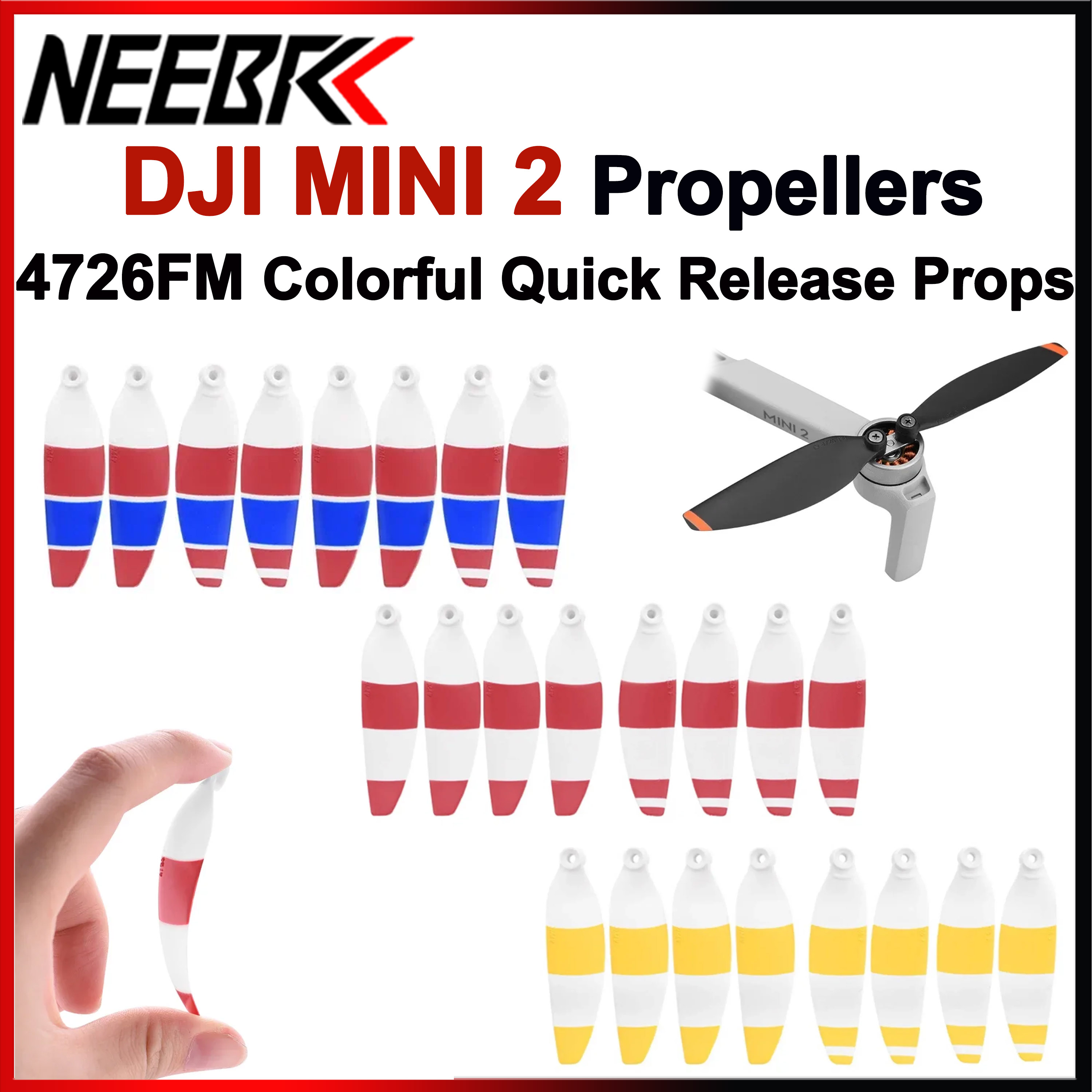 8/16pcs 4726FM Propeller Color - огляд і ціна Ekko Cosplay Prop