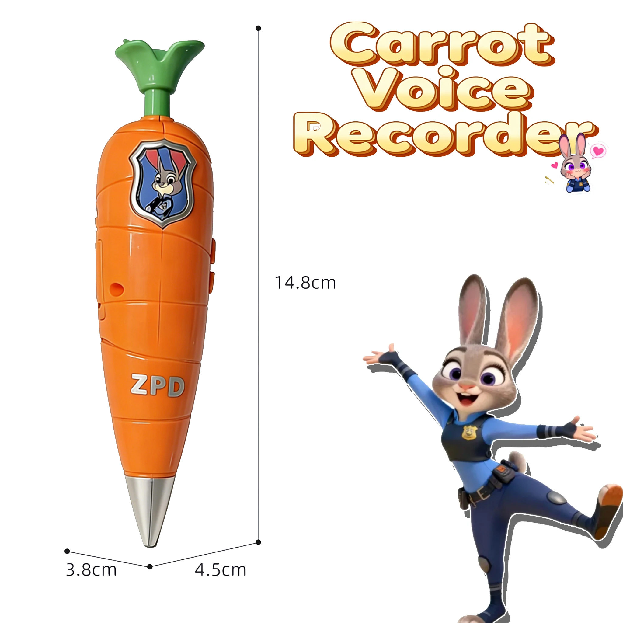 Selling Zootopia 2 Carrot Reco - огляд і ціна Cosplay Prop 3D Print