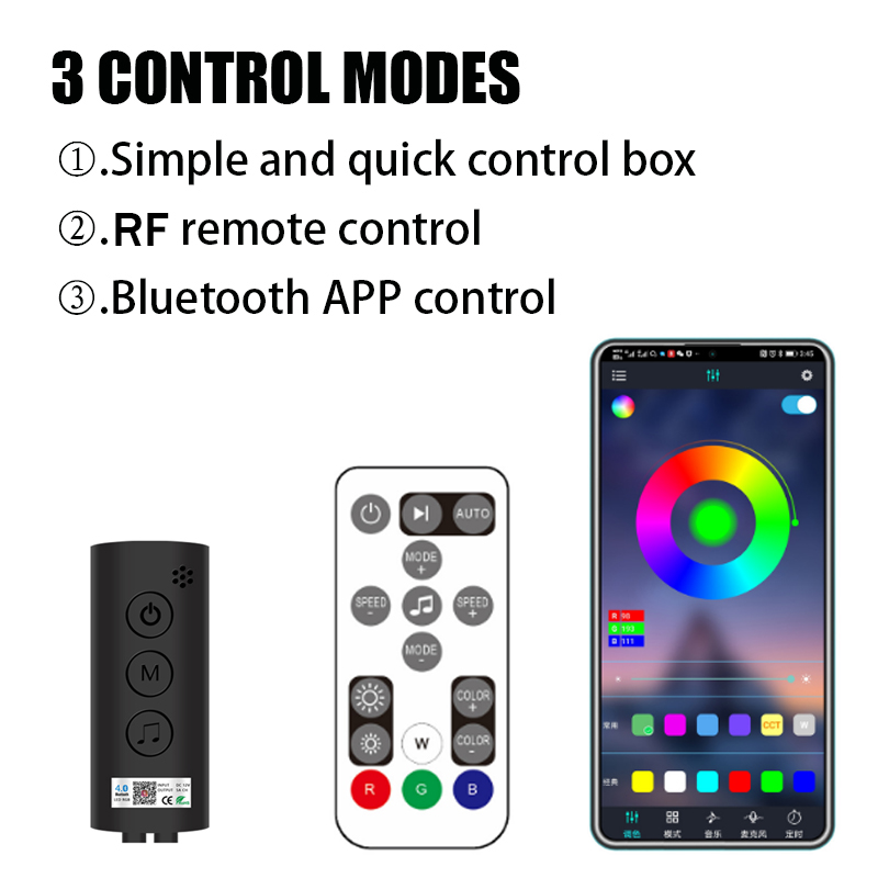 48 LED Remote App Control Ligh - огляд і ціна Led El Wire