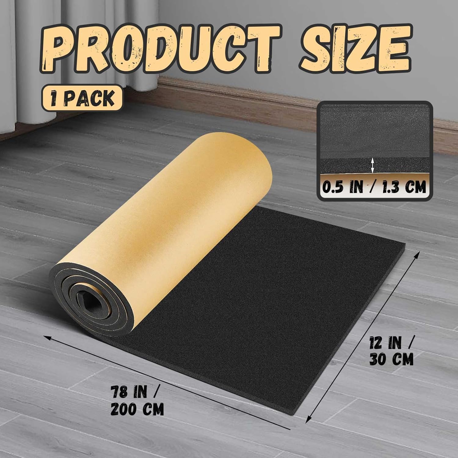Closed Cell Rubber Foam Roll 7 - огляд і ціна Craft Foam Roll