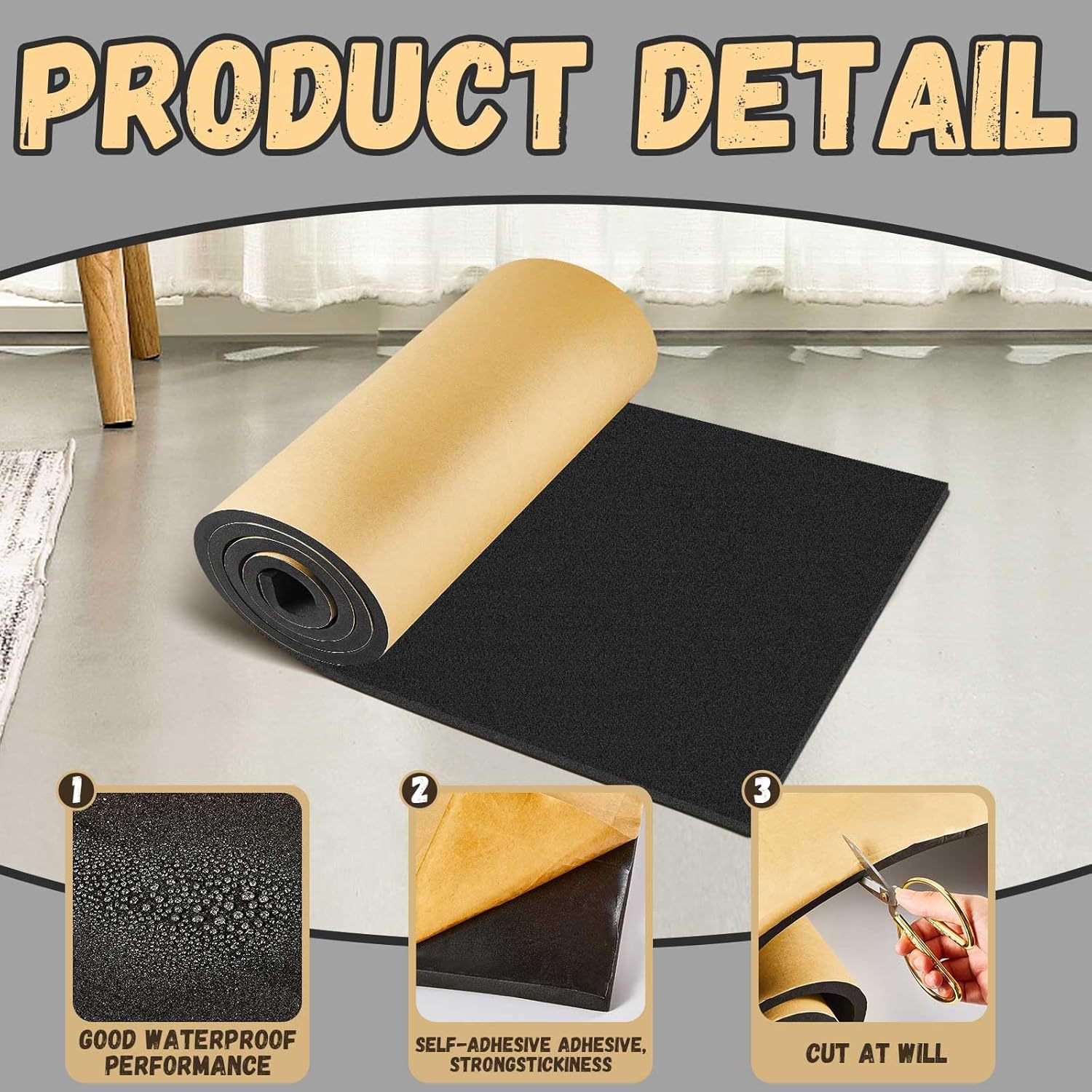 Closed Cell Rubber Foam Roll 7 - огляд і ціна Craft Foam Roll