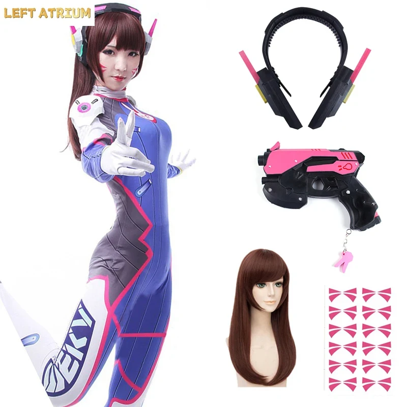 Anime Woman Jumpsuit Tights Dv - огляд і ціна Dva Cosplay Prop