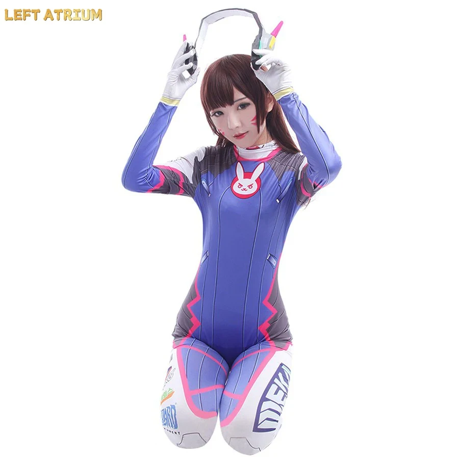 Anime Woman Jumpsuit Tights Dv - огляд і ціна Dva Cosplay Prop