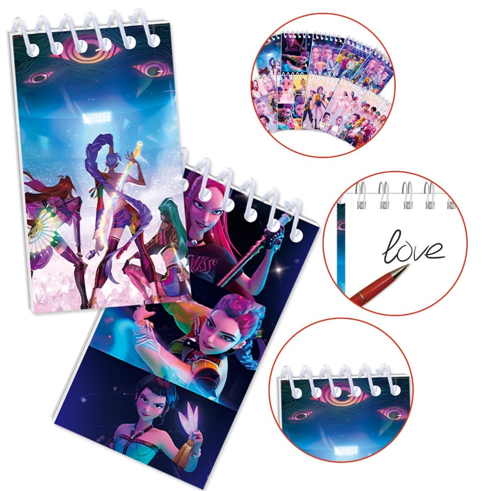 10PCS Anime Girls Group K-pop  - огляд і ціна Free Cosplay Prop Patterns