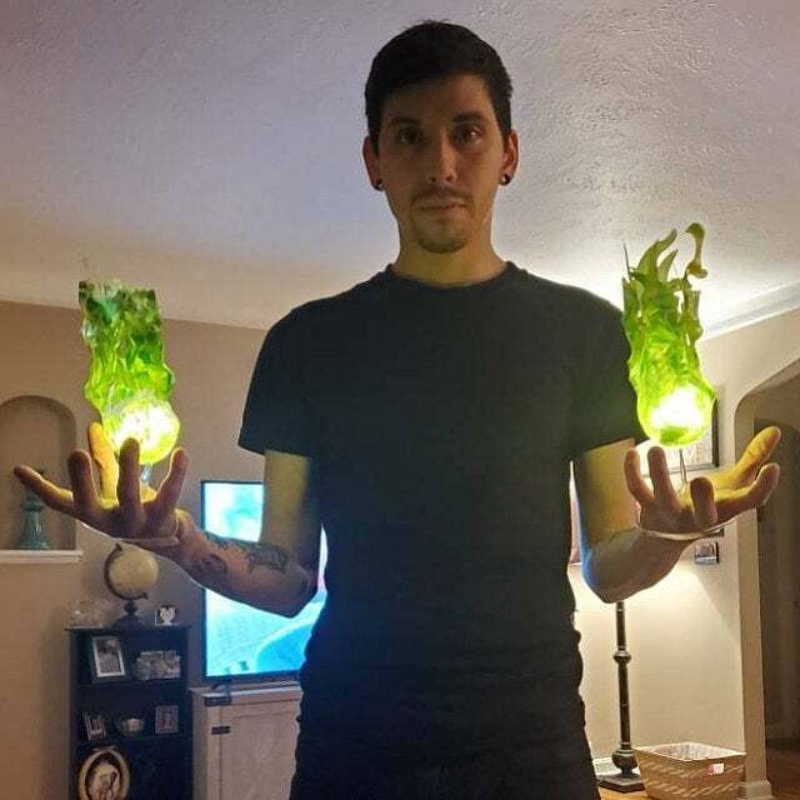 Halloween Decor Props Simulati - огляд і ціна Cosplay Fireball Prop