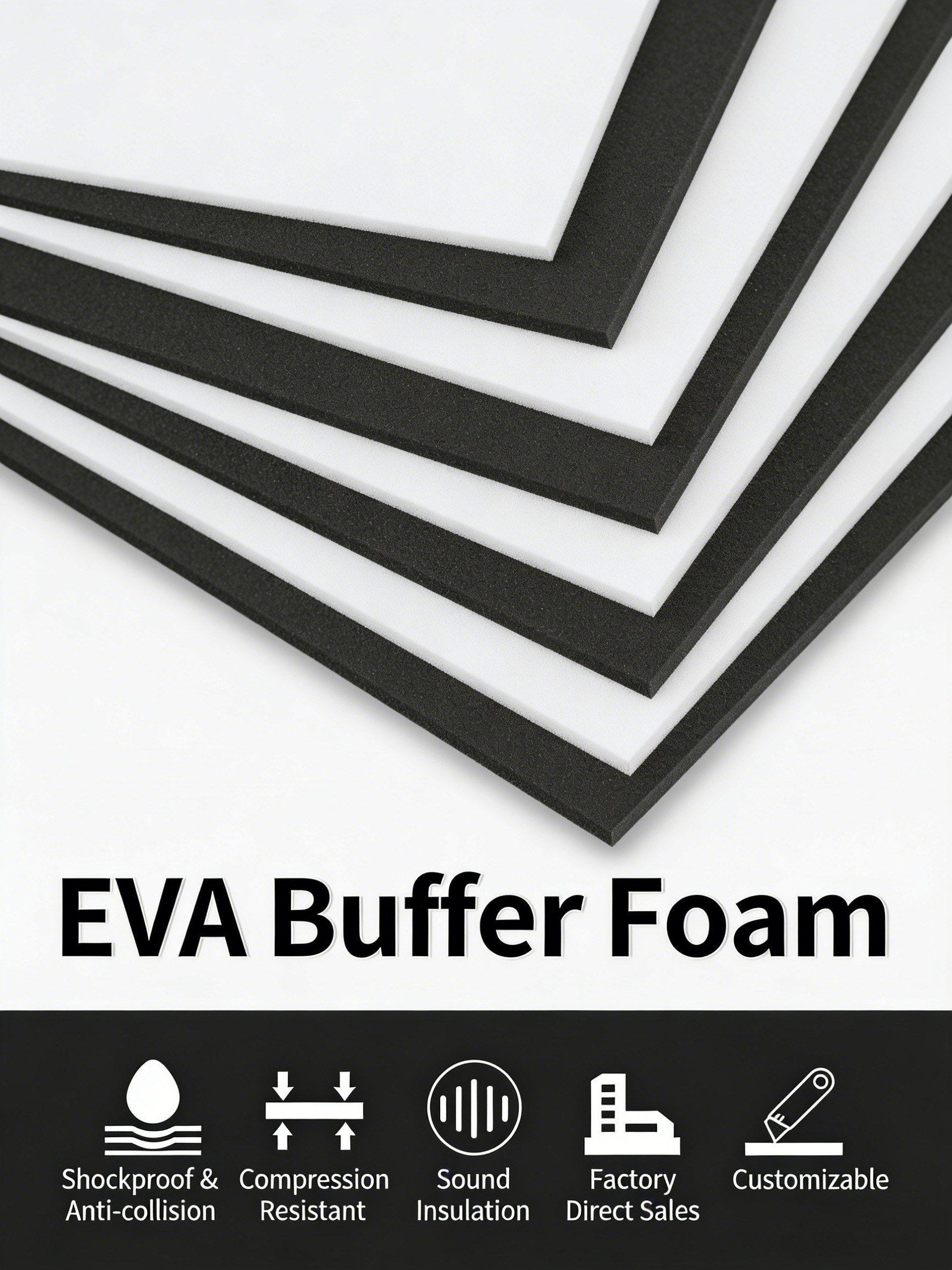 Glue-free EVA high-density spo - огляд і ціна Craft Foam Roll