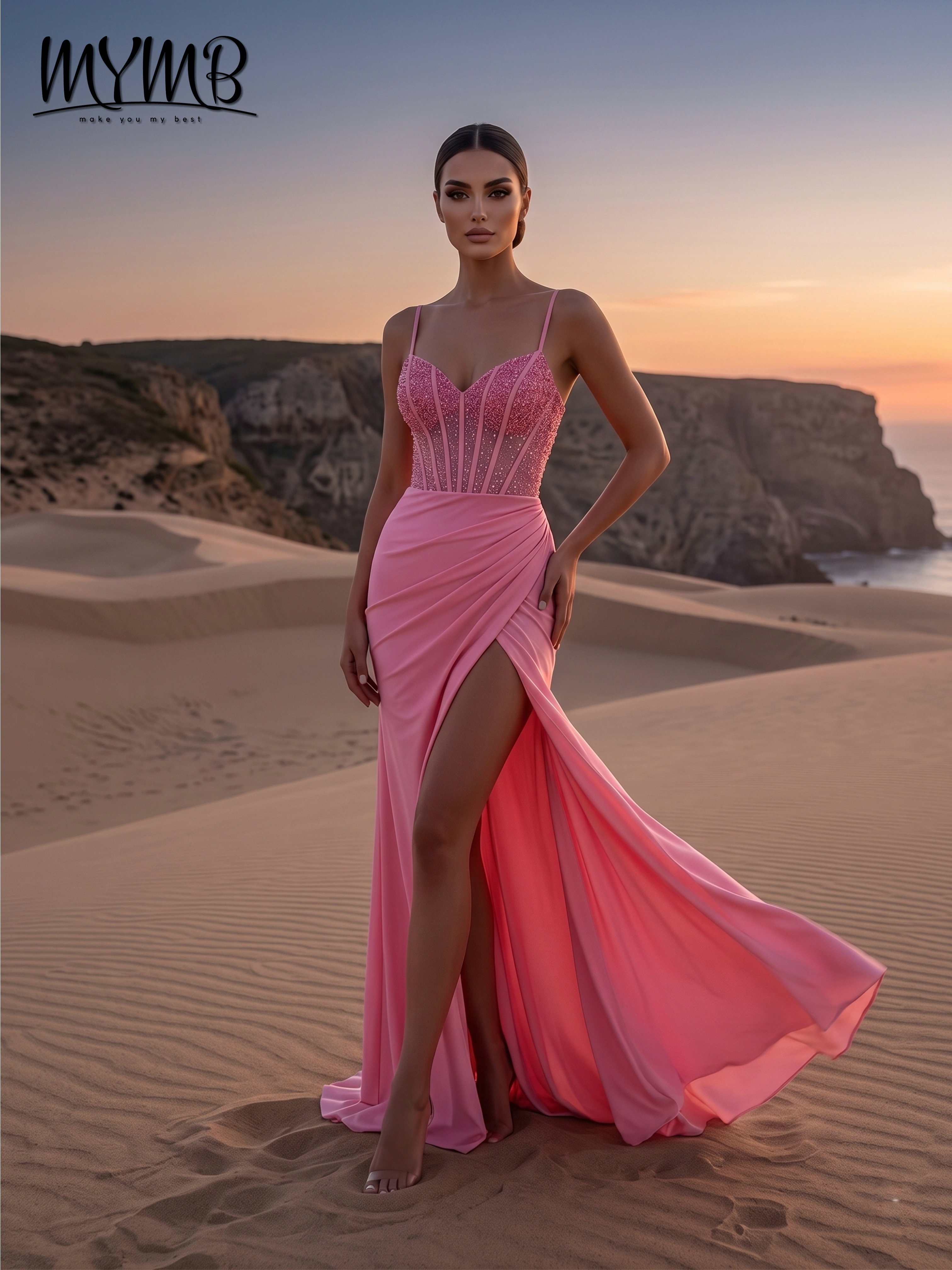 MYMB Sexy Hot Pink Mermaid Eve - огляд і ціна Briar Cosplay Prop