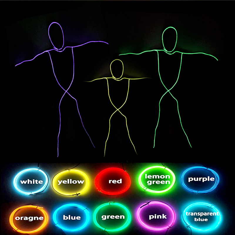 EL Wire Suit Clothings LED Cos - огляд і ціна Led El Wire