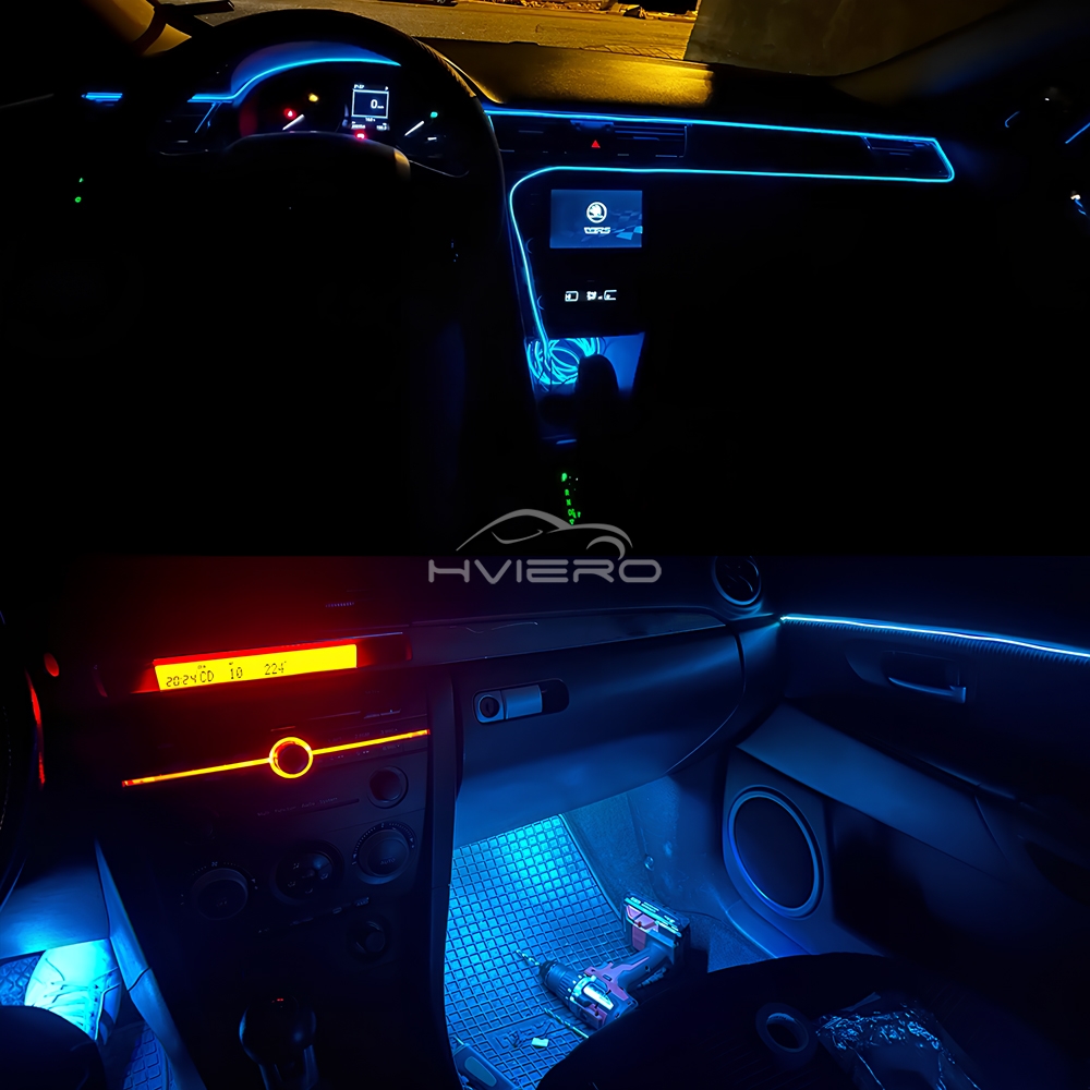 1/2/3/5M Car Interior Atmosphe - огляд і ціна Led El Wire