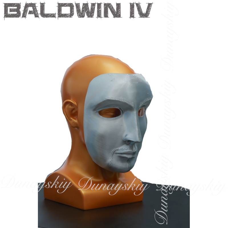 Halloween Baldwin IV Mask Cosp - огляд і ціна Cosplay Prop 3D Print Settings