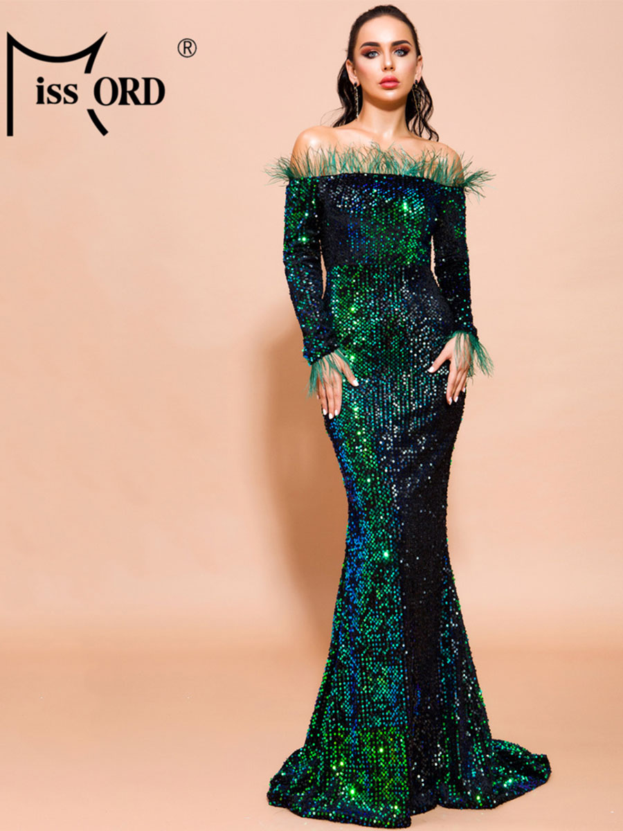 Missord Green Sequin Evening D - огляд і ціна Briar Cosplay Prop