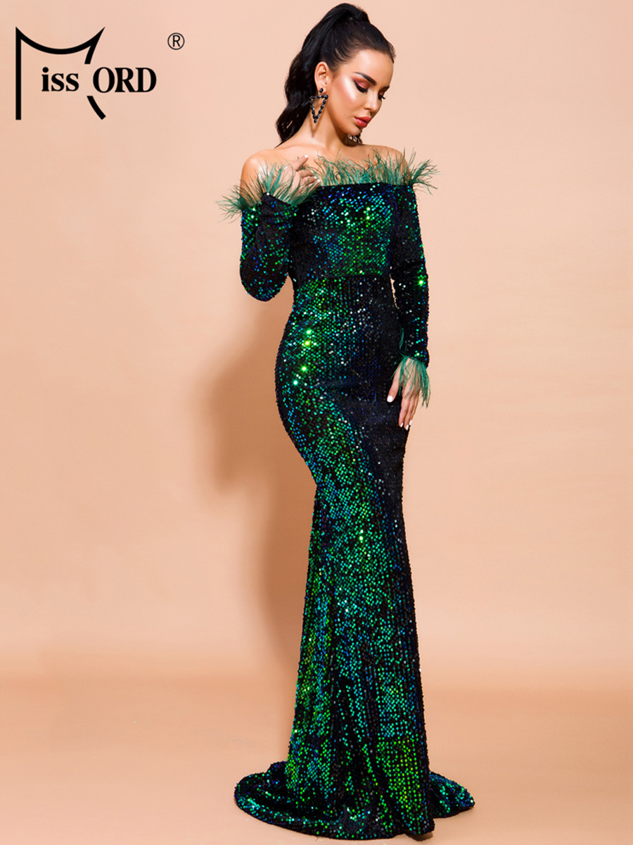 Missord Green Sequin Evening D - огляд і ціна Briar Cosplay Prop