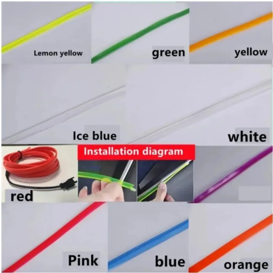 1M/2M/3M/4M/5M Multicolor EL W - огляд і ціна Led El Wire