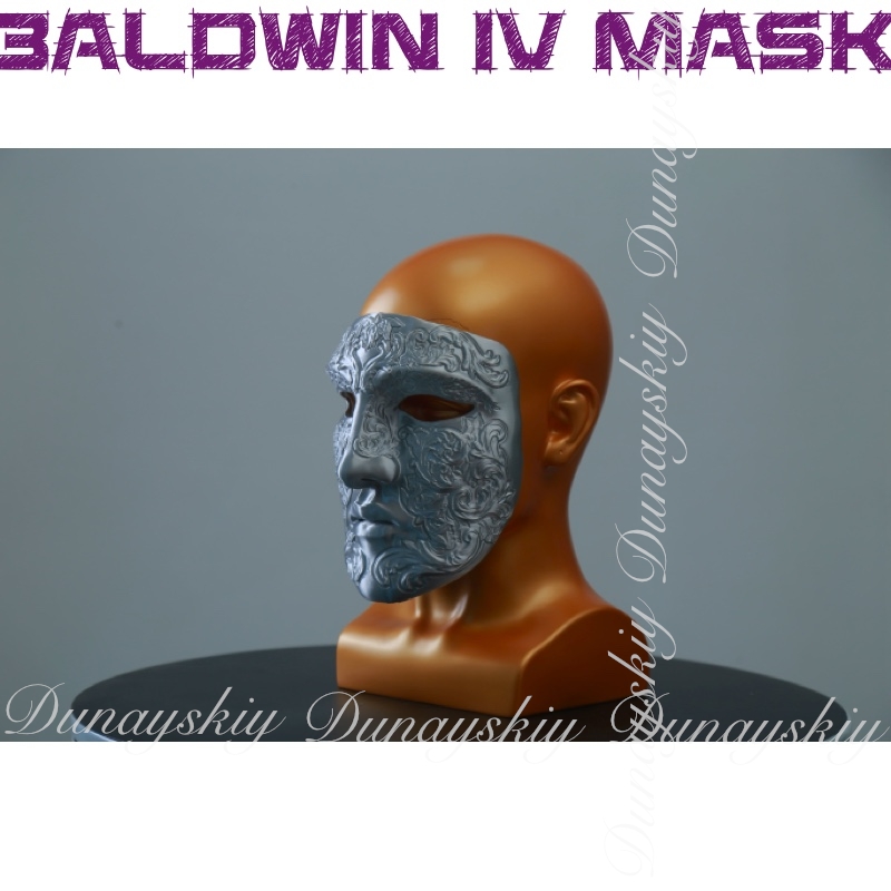 Halloween Baldwin IV Mask Cosp - огляд і ціна Cosplay Prop 3D Print Settings
