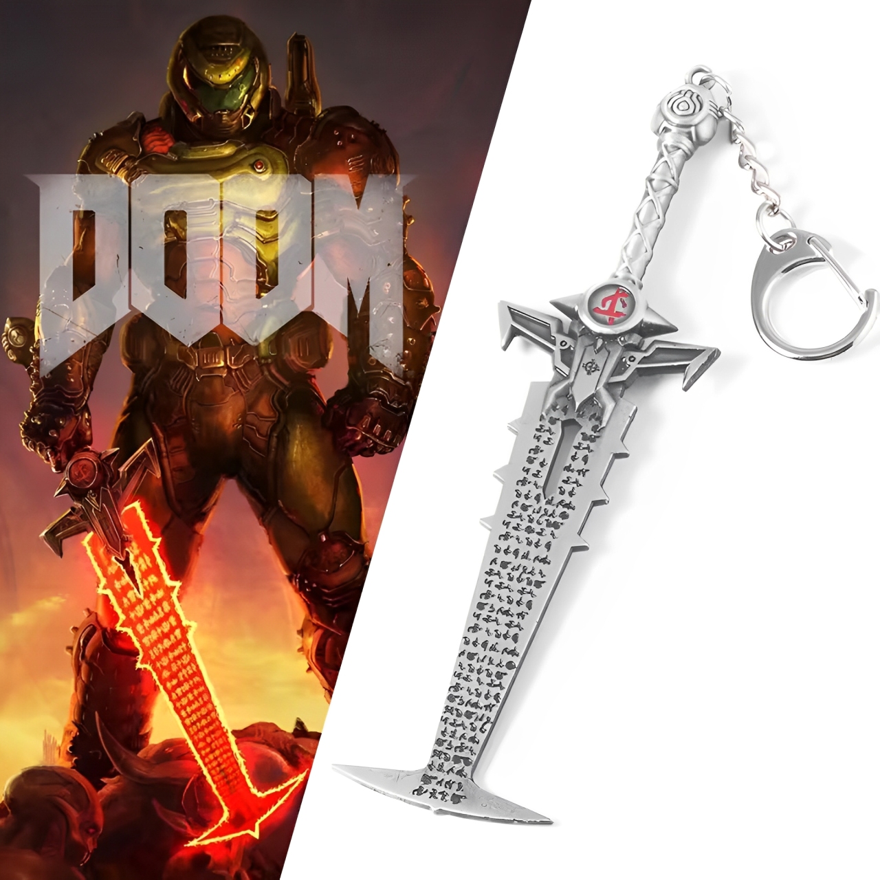 Game Doom Eternal Crucible Bla - огляд і ціна Keyblade Cosplay Prop