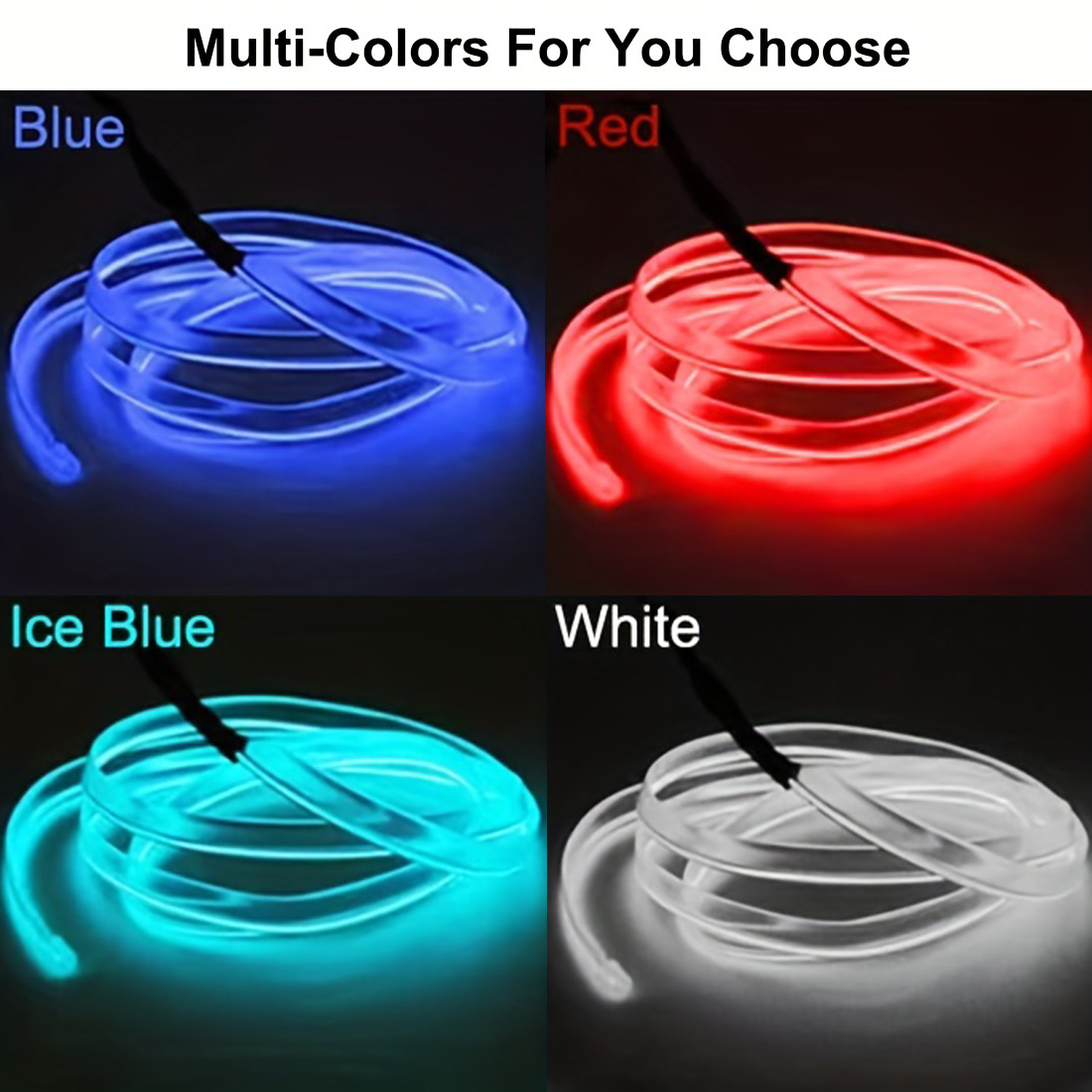 5m EL Wire Car Interior Ambien - огляд і ціна Led El Wire