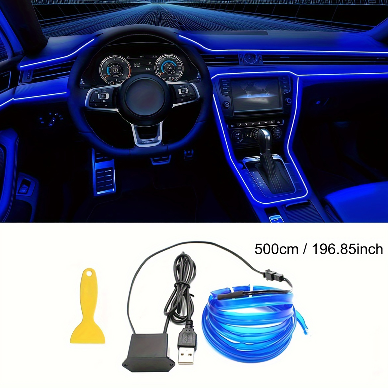 5m EL Wire Car Interior Ambien - огляд і ціна Led El Wire